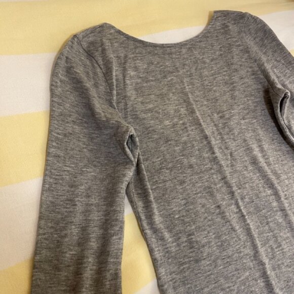 Club Monaco wool-cashmere blend grey long-sleeved shirt - Picture 3 of 7